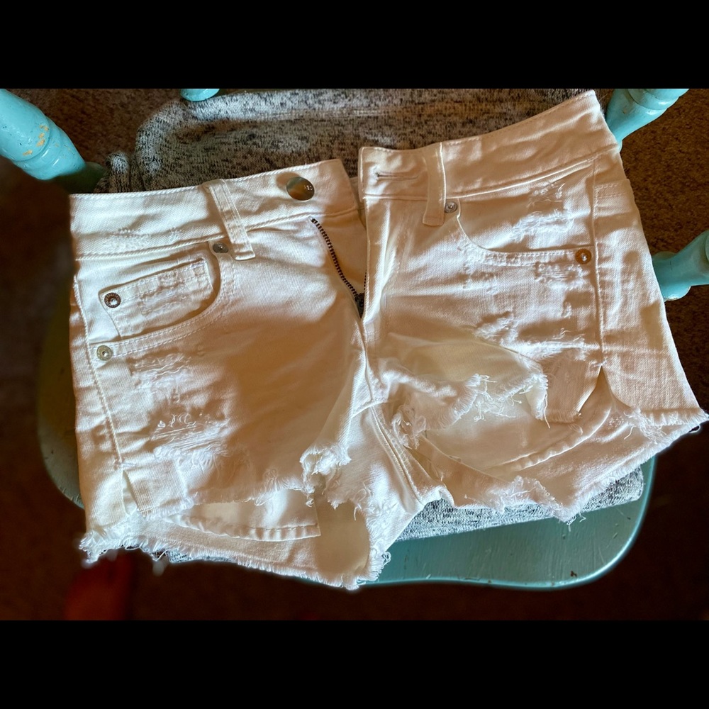 American eagle jean shorts size 0 worn once